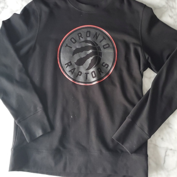 Black NBA Raptors Crewneck Men's M. - Picture 3 of 3